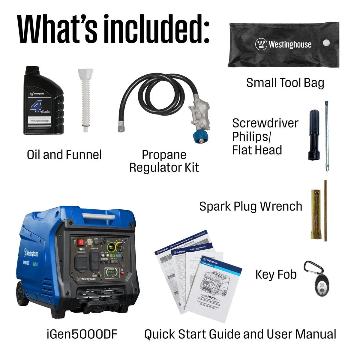 Westinghouse iGen5000DF 5000 Watt Portable Inverter Generators. - Prioka