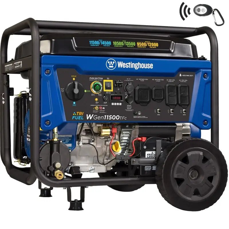 Westinghouse WGen11500TFc 11500-Watt Tri-Fuel Portable Generators. - Prioka