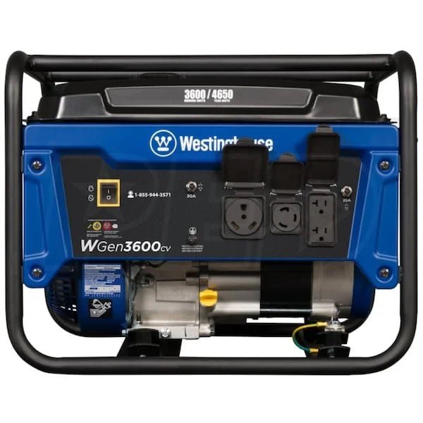 Westinghouse WGen3600cv – 3600 Watt Portables Generators w/ RV Outlet & CO Sensor (49-State) - Prioka
