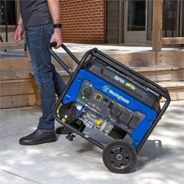 Westinghouse WGen5300DFcv – 5300 Watt Dual-Fuels Portable Generators w/ RV Outlet & CO Sensor (49-State) - Prioka