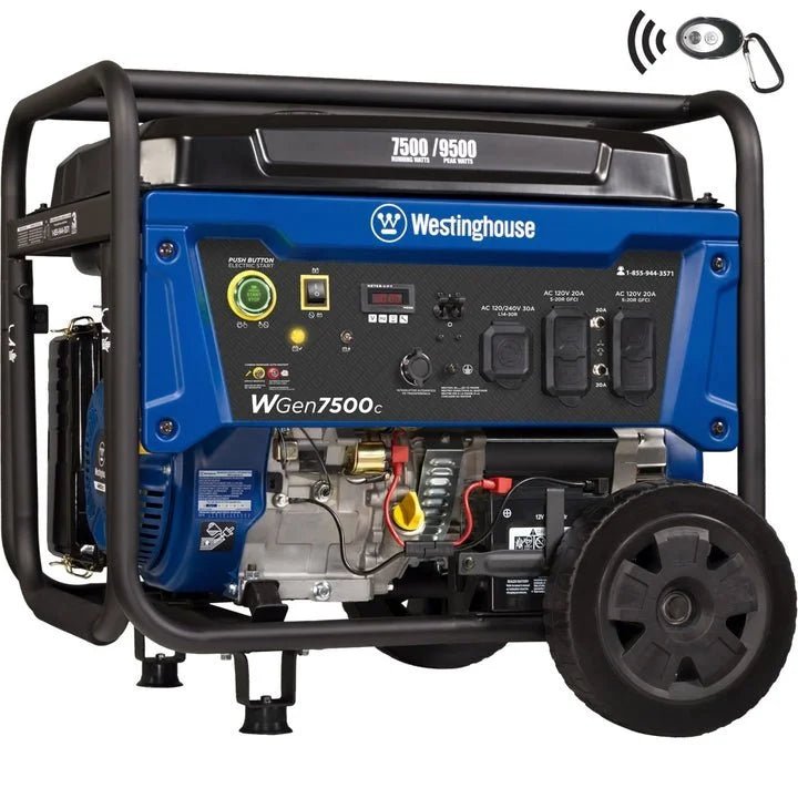 Westinghouse WGen7500c 9500 Peak Watt Portable Generators. - Prioka