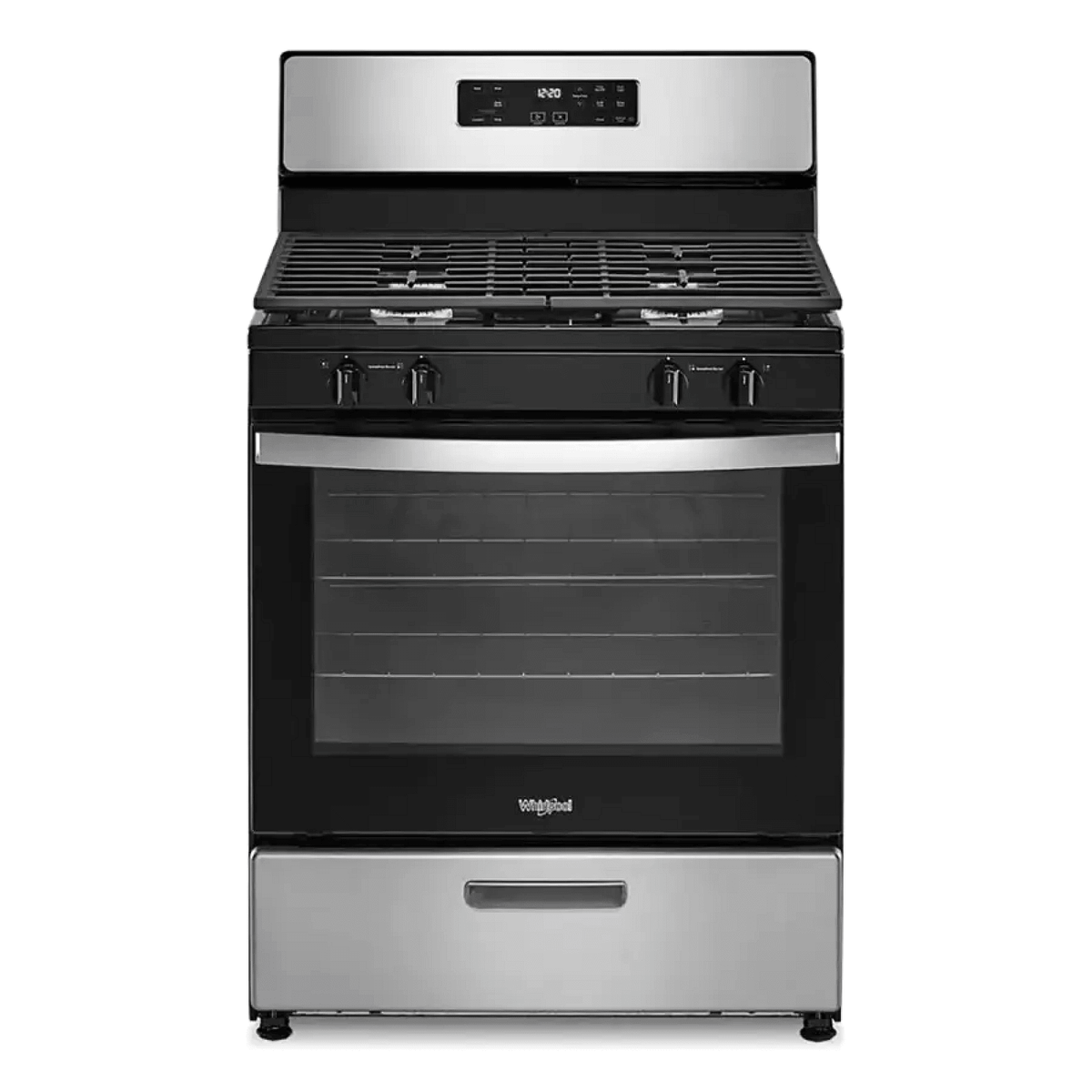 Whirlpool 5.1 Cu. Ft. Freestanding Gas Range with Broiler Drawer - Prioka