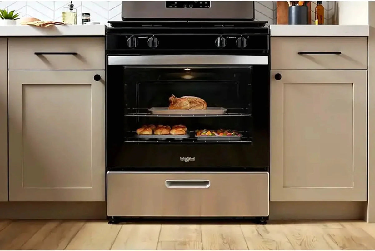 Whirlpool 5.1 Cu. Ft. Freestanding Gas Range with Broiler Drawer - Prioka