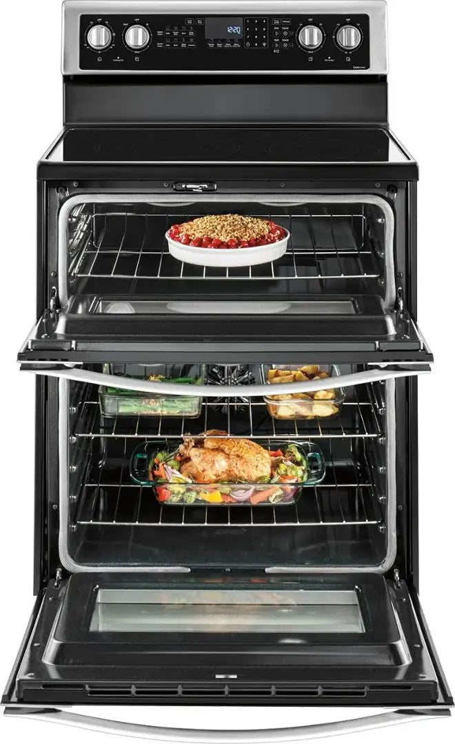Whirlpool 6.7 Cu. Ft. Electric Double Oven Range with True Convection - Prioka