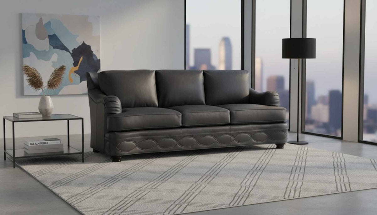 Whitehead Leather Sofa - Prioka