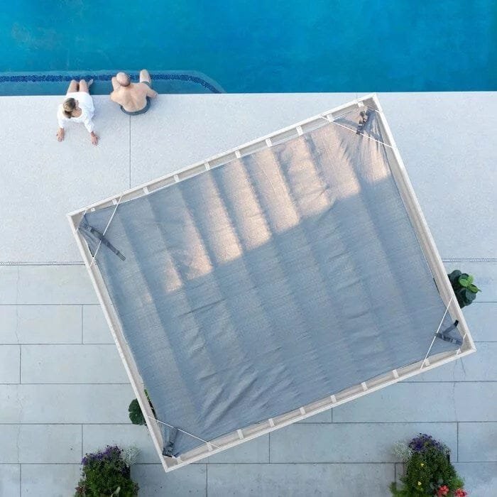 Windham 12 Ft. W x 10 Ft. D Steel Pergola with Canopy - Prioka