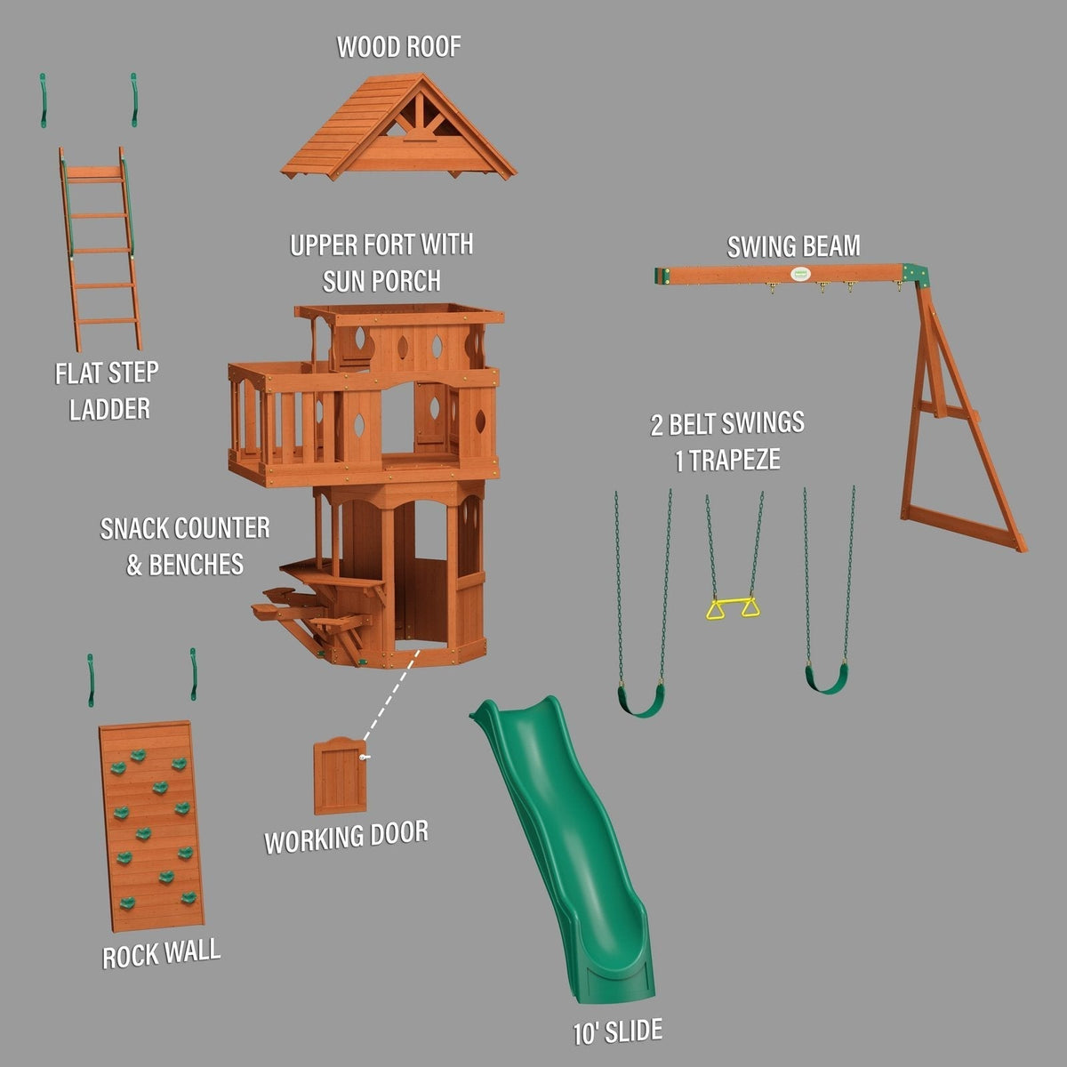 Woodland Swing Set - Prioka
