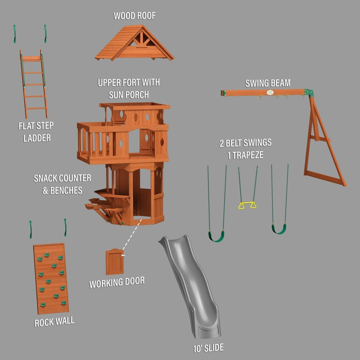 Woodland Swing Set - Prioka