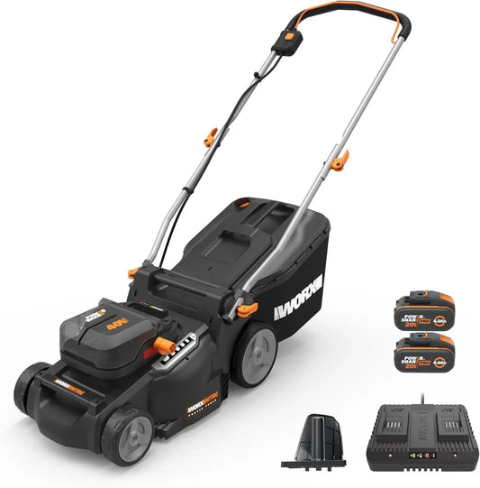 WORX Nitro 40V 16″ Cordless Lawn Mowers w/Brushless Motor 2.0 & Intellicut. - Prioka