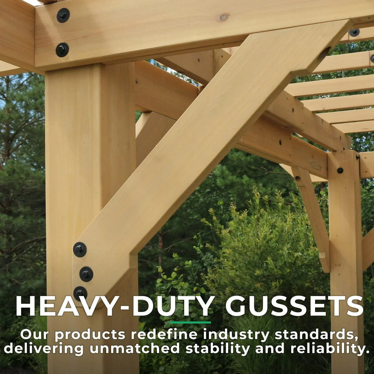Yardistry 10×12 ft Cedar Meridian Pergola - Prioka