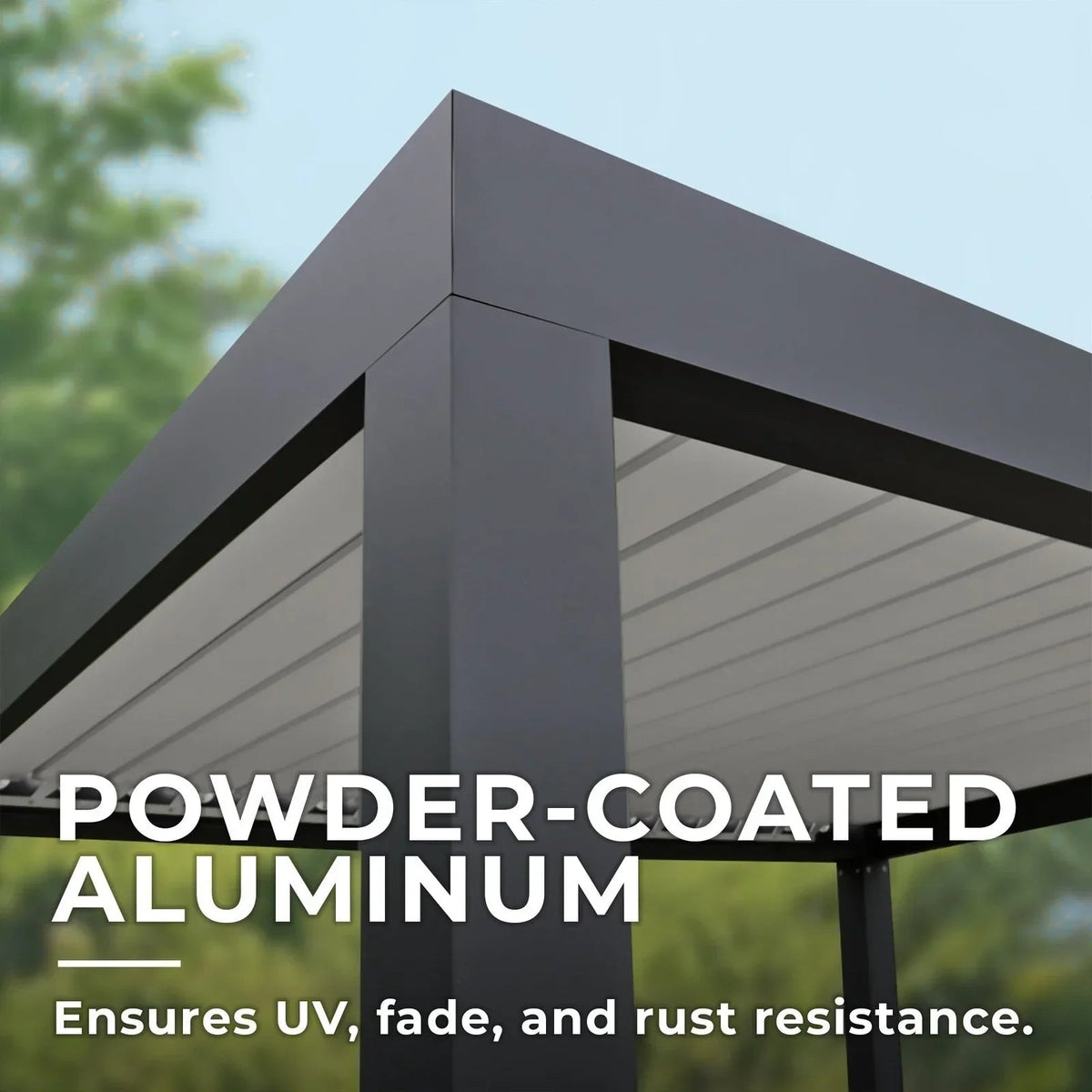 Yardistry Aluminum Louvered Pergola 12×12 ft - Prioka