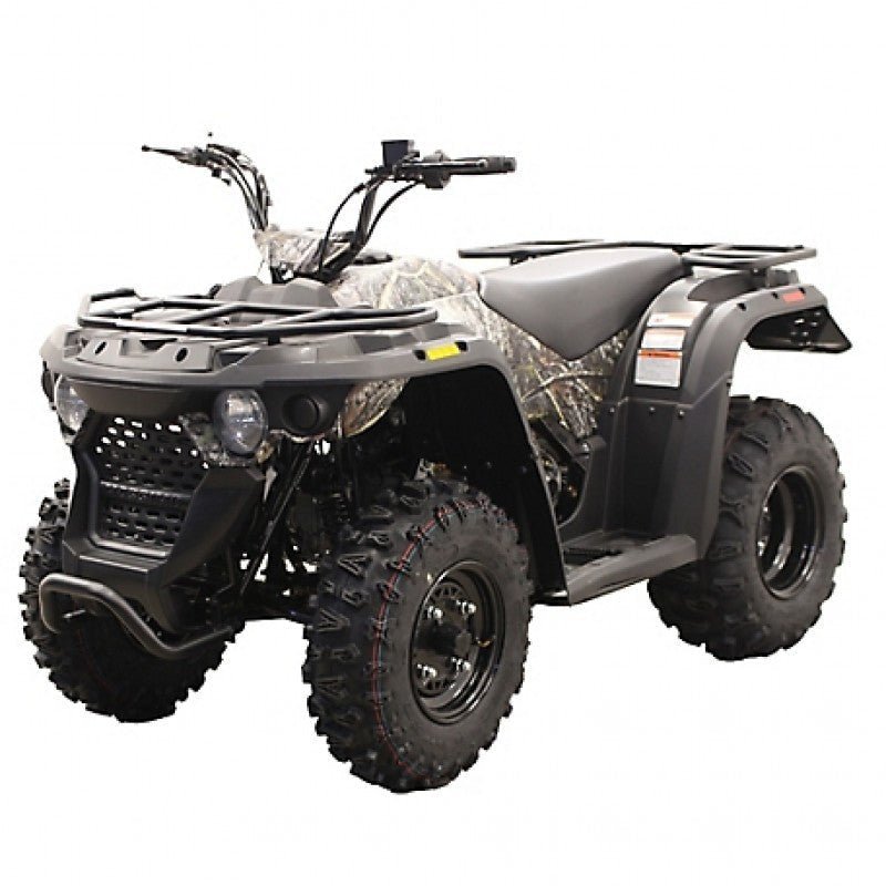 Youth MSA150 ATV – Camo 150cc Utility Quad Bike with Front &038; Rear Cargo Racks, Off-Road All-Terrain ATV - Prioka