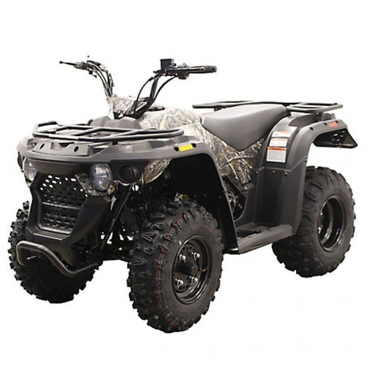 Youth MSA150 ATV – Camo 150cc Utility Quad Bike with Front &038; Rear Cargo Racks, Off-Road All-Terrain ATV - Prioka