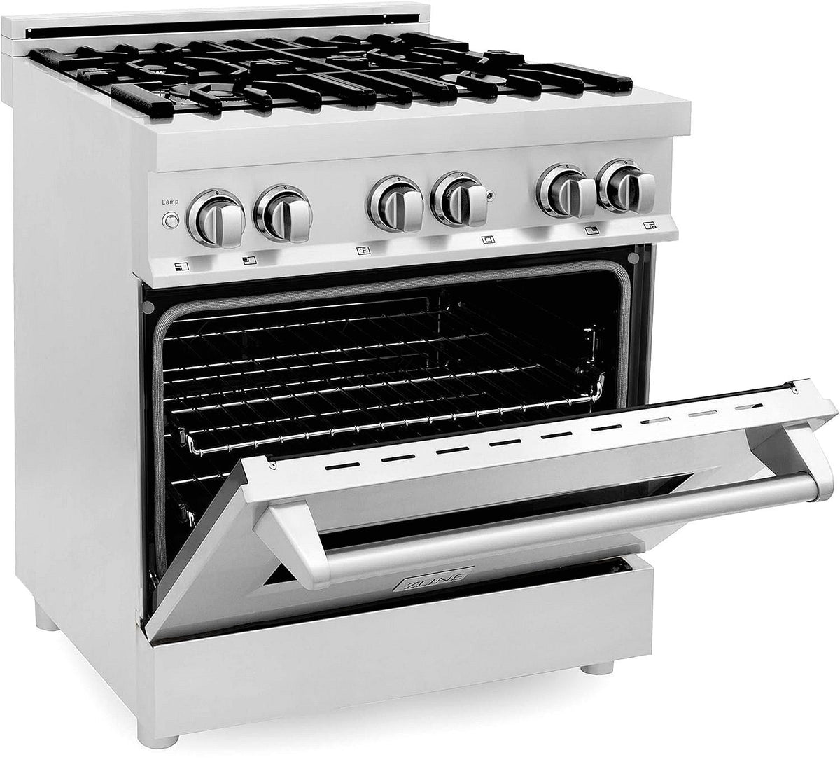 ZLINE 30-Inch Legacy Dual Fuel Range with Gas Cooktop & Electric Convection Oven, Stainless Steel (RA30) - Prioka