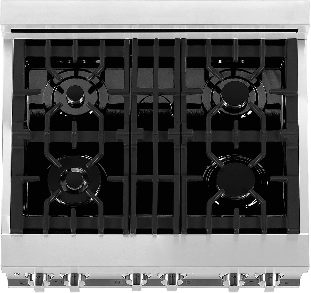 ZLINE 30-Inch Legacy Dual Fuel Range with Gas Cooktop & Electric Convection Oven, Stainless Steel (RA30) - Prioka