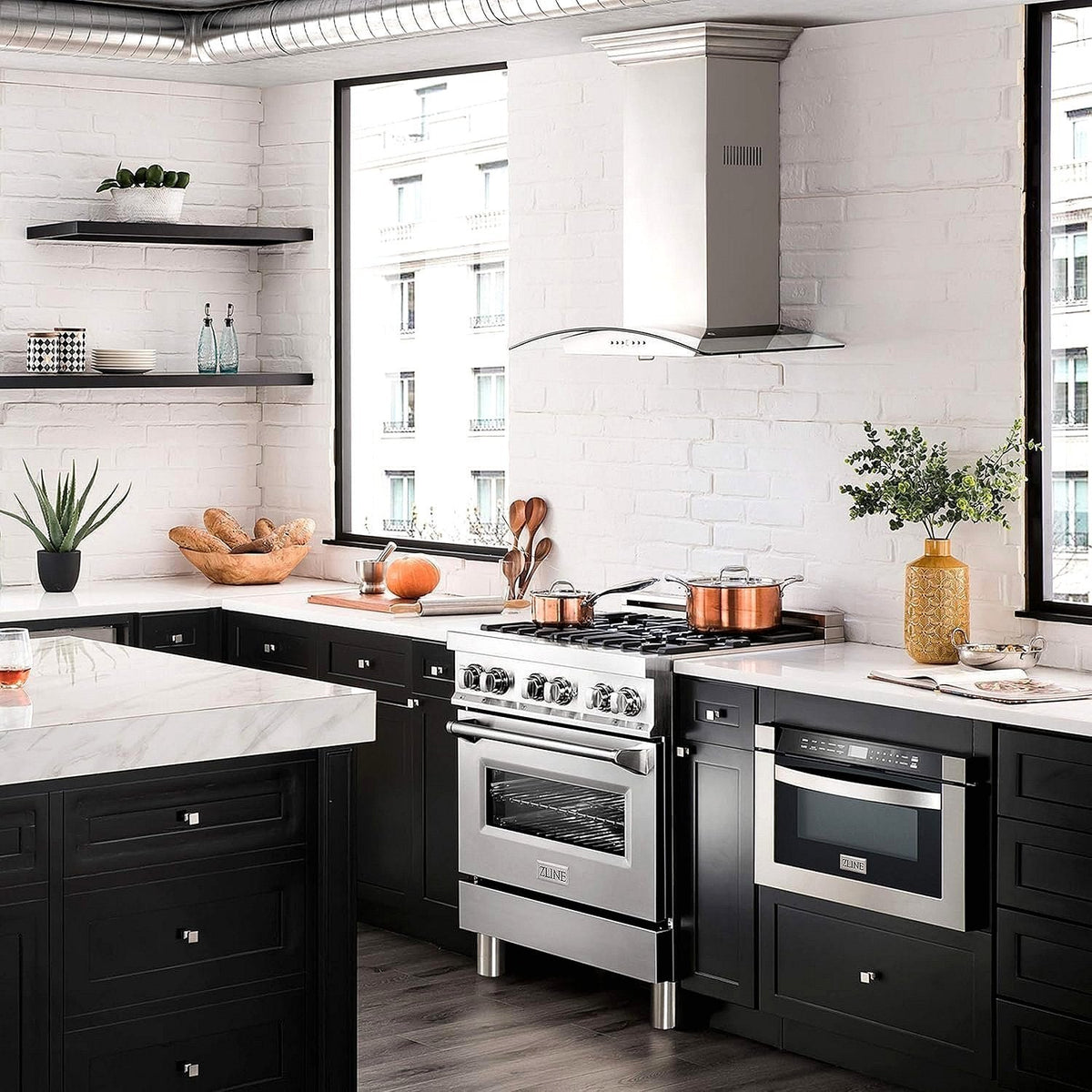 ZLINE 30-Inch Legacy Dual Fuel Range with Gas Cooktop & Electric Convection Oven, Stainless Steel (RA30) - Prioka
