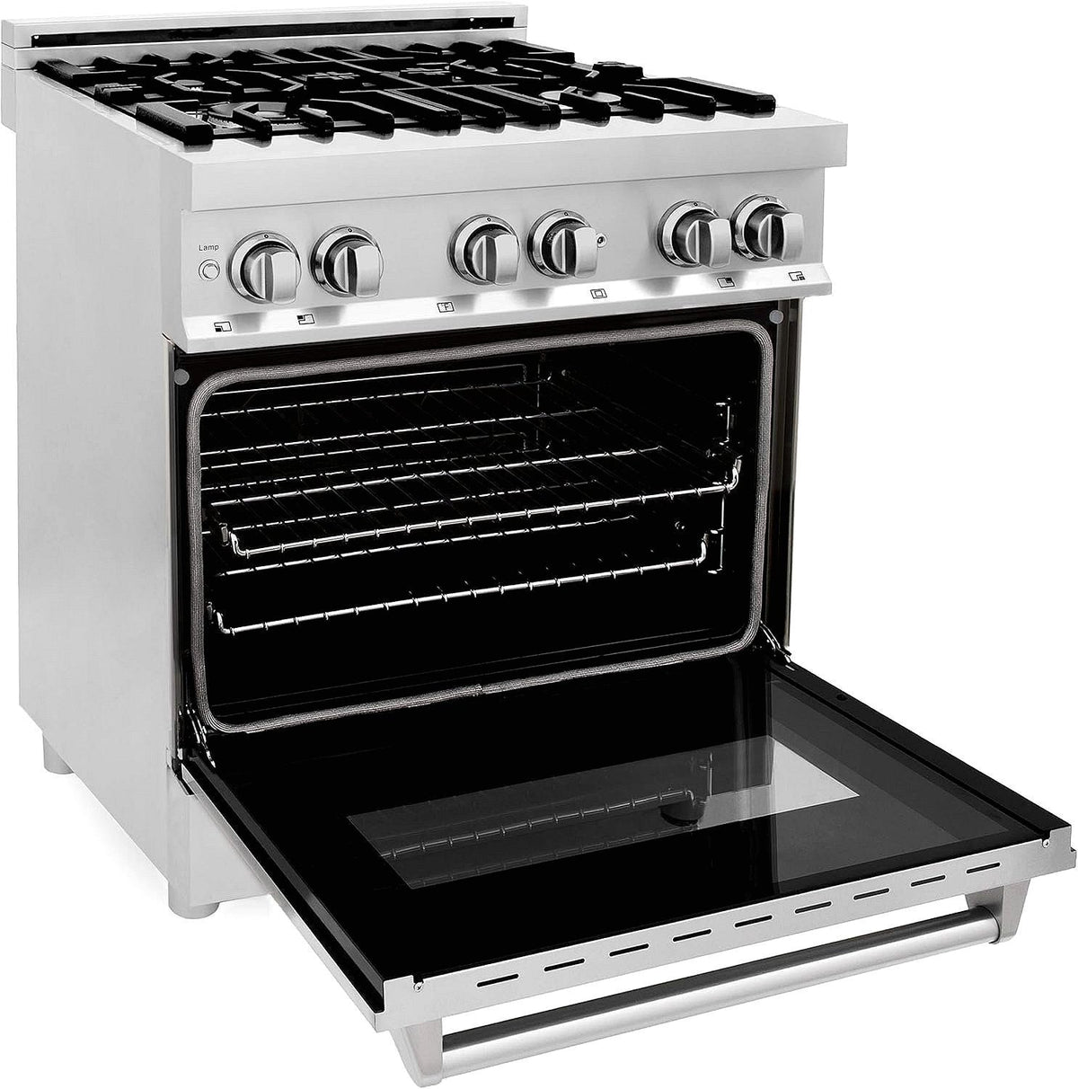 ZLINE 30-Inch Legacy Dual Fuel Range with Gas Cooktop & Electric Convection Oven, Stainless Steel (RA30) - Prioka