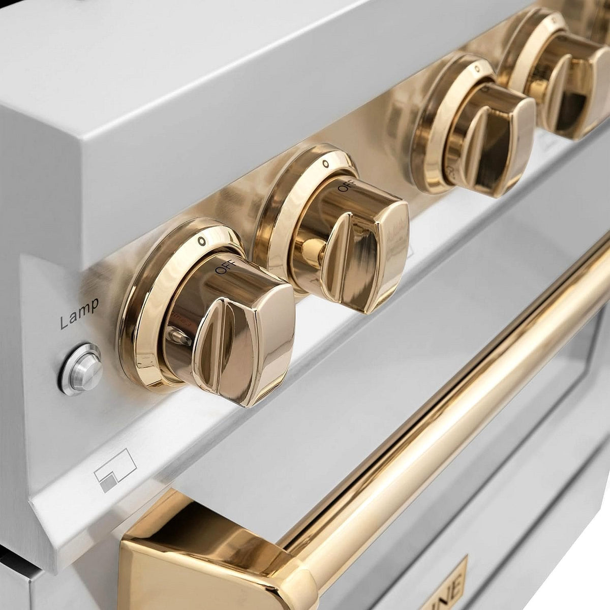 ZLINE Autograph Edition 36 Inch 4.6 Cu. Ft. Dual Fuel Range with Gold Accents, RAZ-36-G - Prioka